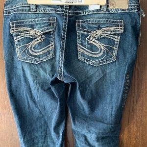 Silver bootcut jeans- plus size 22, length 33